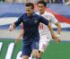 Yohann Cabaye lors de la victoire de l'équipe de France face à la Serbie (2-0) le 31 mai 2012 à Reims