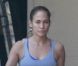 Jennifer Lopez sur le tournage d'un nouveau clip à Los Angeles, le 1er juin 2012.