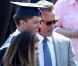 Arnold Schwarzenegger et Maria Shriver réunis pour la remise de diplôme de leur fils Patrick, à Los Angeles, le 1er juin 2012.