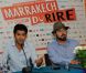 Jamel Debbouze aux côtés de Redouanne Harjane en juin 2011 lors de la conférence de presse du Marrakech du Rire à Marrakech