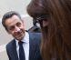  Nicolas Sarkozy et son épouse Carla Bruni-Sarkozy, main dans la main, sont allés voter au lycée Jean de la Fontaine dans le 16e arrondissement de Paris le 10 juin 2012 