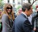  Nicolas Sarkozy et son épouse Carla Bruni-Sarkozy, main dans la main, sont allés voter au lycée Jean de la Fontaine dans le 16e arrondissement de Paris le 10 juin 2012 