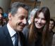 Nicolas Sarkozy et son épouse Carla Bruni-Sarkozy, souriants et complices, sont allés voter au lycée Jean de la Fontaine dans le 16e arrondissement de Paris le 10 juin 2012 