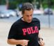 Nicolas Sarkozy fait un footing avenue Foch à Paris le 8 juin 2012