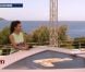 Eva Longoria interviewée par Julien Arnaud dans la Médiasphère-LCI lors du 52e Festival international de Monte-Carlo, en juin 2012.