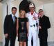 Les stars de  New York : Unité Spéciale  Danny Pino, Kelli Giddish, Richard Belzer lors d'un cocktail en marge du 52e Festival international de télévision de Monte-Carlo, le 13 juin 2012.