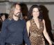 Lisa Edelstein en robe panthère et son compagnon Robert Russell lors d'une soirée à Taormina, en Sicile, le 26 juin 2012