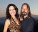 Lisa Edelstein et son compagnon Robert Russell, très amoureux, lors d'une soirée à Taormina, en Sicile, le 26 juin 2012