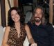 Lisa Edelstein et son compagnon Robert Russell lors d'une soirée à Taormina, en Sicile, le 26 juin 2012
