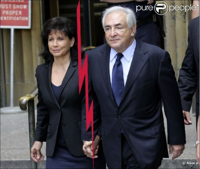 Anne Sinclair et Dominique Strauss-Kahn le 6 juin 2011 à New York
