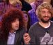 Yann Barthès et Mouloud Achour lors de la soirée spéciale Ariane Massenet sur le plateau du Grand Journal à l'occasion du départ de cette dernière le jeudi 5 juillet 2012 sur Canal +