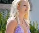 Britney Spears, ses enfants Sean Preston et Jayden James, et le fiancé de la chanteuse, Jason Trawick, se rendent à la plage, à Hawaï, le jeudi 5 juillet 2012.