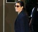 Jessica Biel, souriante, quitte l'hôtel Four Seasons à Beverly Hills. Le 24 juillet 2012.