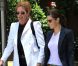 Jessica Biel et son amie quittent l'hôtel Four Seasons après y avoir déjeuner. Beverly Hills, le 24 juillet 2012.