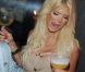 Victoria Silvstedt s'amuse comme une petite folle au VIP Room de St-Tropez, le vendredi 27 juillet 2012.