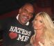 Christian Audigier et sa compagne Nathalie au VIP Room de Jean-Roch, le 27 juillet 2012. Victoria Silvstedt est de la partie !