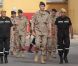 Le prince Felipe d'Espagne en visite le 2 août 2012 à la base de l'Armée de l'air de Moron.