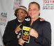 Spike Lee et Tony Danza lors de la première du one-man show  Mike Tyson : La vérité incontestée , à Broadway le 2 août 2012