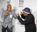 Mike Tyson et Spike Lee lors de la première du one-man show  Mike Tyson : La vérité incontestée , à Broadway le 2 août 2012