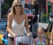 Heidi Klum dans les rues de New York profite de ses enfants lors d'une pause familiale. Le 4 août 2012