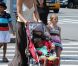 Heidi Klum dans les rues de New York profite de ses enfants lors d'une pause familiale. Le 4 août 2012