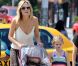 Heidi Klum dans les rues de New York profite de ses enfants lors d'une pause familiale. Le 4 août 2012