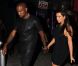 Kim Kardashian et Kanye West sortent au restaurant le 8 août 2012 à New York