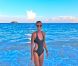 Laeticia Hallyday à Saint-Barthélemy début août 2012, photo partagée sur Instagram. "Tu es tellement belle ma femme cherie, je suis fier d'etre ton homme", commentera, depuis la France, Johnny Hallyday.