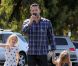 Ben Affleck et ses filles au Farmers Market le 12 août 2012 à Los Angeles