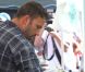 Ben Affleck et ses filles au Farmers Market le 12 août 2012 à Los Angeles