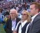  Françoise, veuve de Thierry Roland, soutenue par Jacques Vendroux et son fils Gary. 
 Deux mois après sa mort, Thierry Roland a été honoré le 15 août 2012 par une standing ovation d'une minute d'applaudissements en préambule au match France-Uruguay au stade Océane du Havre. 
