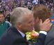 Françoise, veuve de Thierry Roland, soutenue par Jacques Vendroux et son fils Gary. 
 Deux mois après sa mort, Thierry Roland a été honoré le 15 août 2012 par une standing ovation d'une minute d'applaudissements en préambule au match France-Uruguay au stade Océane du Havre. 