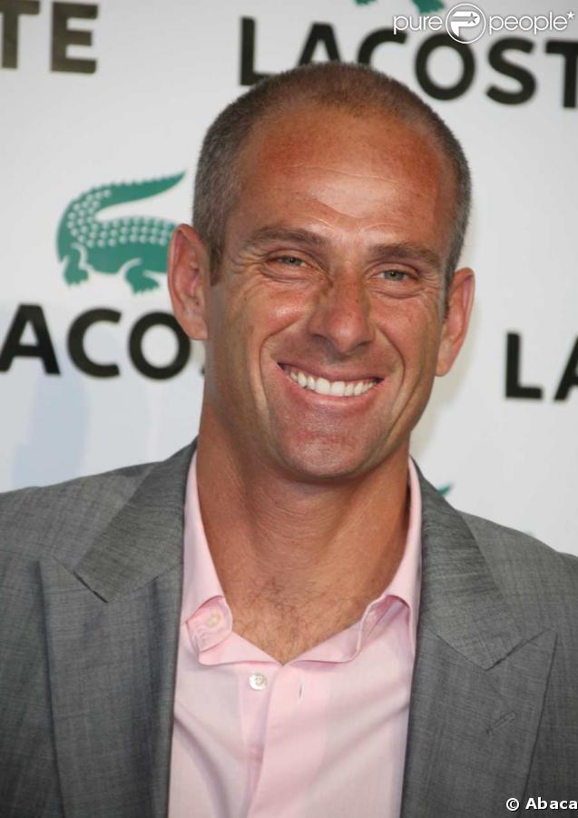 Guy Forget à l'anniversaire Lacoste