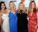  Lizzy Caplan, Kirsten Dunst, Rebel Wilson et Isla Fisher à l'avant-première de  Bachelorette  à Los Angeles, le 23 août 2012. 