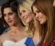Lizzy Caplan, Kirsten Dunst et Isla Fisher à l'avant-première de  Bachelorette  à Los Angeles, le 23 août 2012.