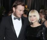 Anna Faris et son époux Chris Pratt sur le tapis rouge des Oscars en 2012