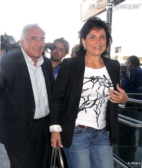 Dominique Strauss-Kahn et Anne Sinclair à New York le 3 septembre 2011