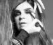 Carine Roitfeld sur son shooting pour M.A.C.