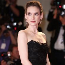 Winona Ryder, superbe à 40 ans, lors de la présentation de <em>The Iceman</em> à la Mostra de Venise, le 30 août 2012.