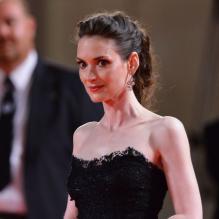 Winona Ryder en dentelles lors de la présentation de <em>The Iceman</em> à la Mostra de Venise, le 30 août 2012.
