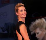 Cécile de France lors de la présentation du film Superstar durant la Mostra de Venise le 30 août 2012