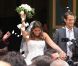 Mariage heureux de Nicolas Coullier et Julie Burdin, le 1er septembre 2012.