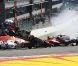 Romain Grosjean a provoqué un spectaculaire accident au départ du Grand Prix de Belgique à Spa-Francorchamps le 2 septembre 2012, mettant hors course Fernando Alonso et Lewis Hamilton
