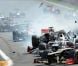 Romain Grosjean a provoqué un spectaculaire accident au départ du Grand Prix de Belgique à Spa-Francorchamps le 2 septembre 2012, mettant hors course Fernando Alonso et Lewis Hamilton