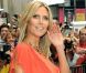 Heidi Klum arrive sur le plateau de Good Morning America, à New York, le 4 septembre 2012