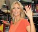 Heidi Klum arrive sur le plateau de Good Morning America, à New York, le 4 septembre 2012