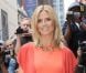 Heidi Klum, tout d'orange vêtue, arrive sur le plateau de Good Morning America, à New York, le 4 septembre 2012