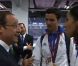   François Hollande gaffe face à Assia El Hannouni à Londres le 6 septembre 2012