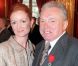 Jacques Martin et Céline à Paris, le 29 mars 1999.