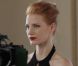 Jessica Chastain sur le tournage du film Manifesto pour Yves Saint Laurent.